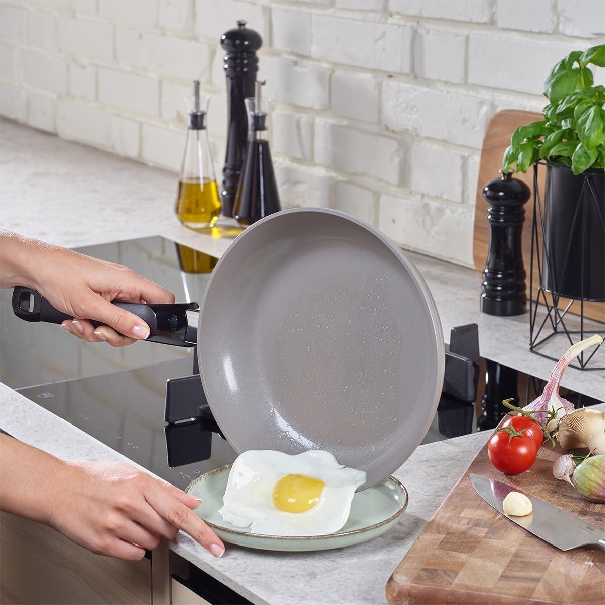 image:imageFissler Ceratal Classic Ceramic 11 Inch NonStick Frying Pan Warm Grey Made without PFASWarm Grey