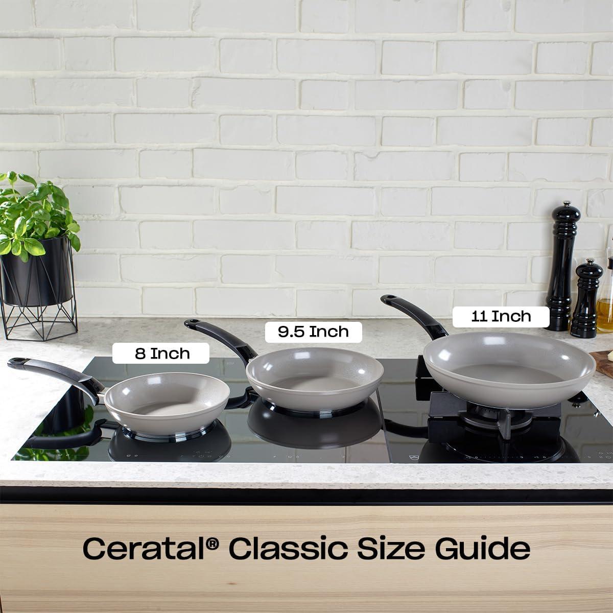 image:imageFissler Ceratal Classic Ceramic 11 Inch NonStick Frying Pan Warm Grey Made without PFASWarm Grey