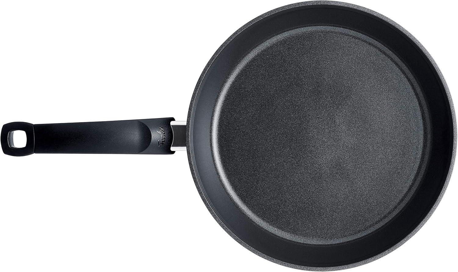 image:imageFissler Ceratal Comfort Ceramic NonStick Frying Pan 2 Piece Set 95 Inch and 11 Inch Warm Grey Made without PFASOrbit Black