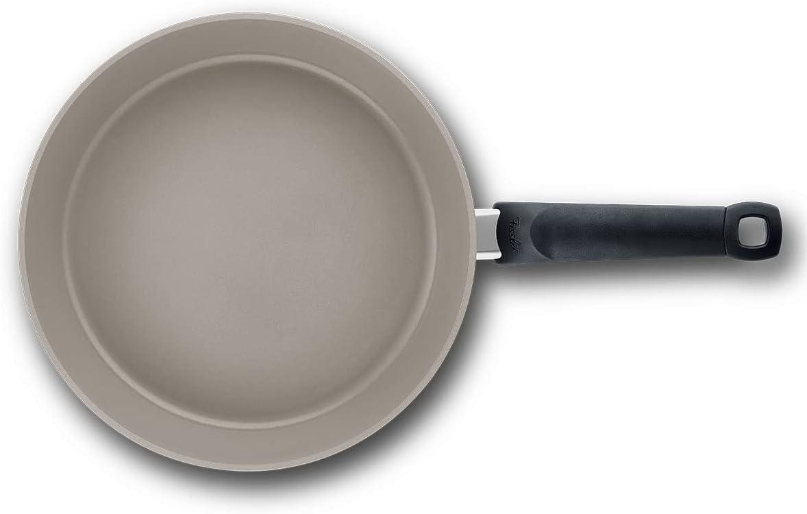 image:imageFissler Ceratal Comfort Ceramic NonStick Frying Pan 2 Piece Set 95 Inch and 11 Inch Warm Grey Made without PFASWarm Grey