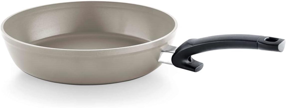 image:imageFissler Ceratal Comfort Ceramic NonStick Frying Pan 2 Piece Set 95 Inch and 11 Inch Warm Grey Made without PFASWarm Grey