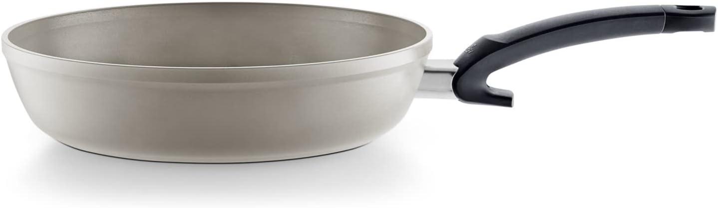 image:imageFissler Ceratal Comfort Ceramic NonStick Frying Pan 2 Piece Set 95 Inch and 11 Inch Warm Grey Made without PFASWarm Grey