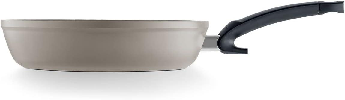 image:imageFissler Ceratal Comfort Ceramic NonStick Frying Pan 2 Piece Set 95 Inch and 11 Inch Warm Grey Made without PFASWarm Grey