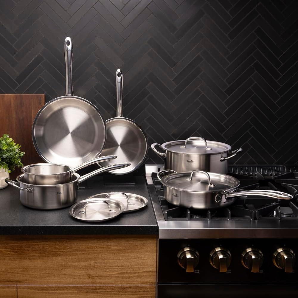 image:imageFissler M5 ProPly 5ply Stainless Steel 5 Piece Cookware Set10 Piece