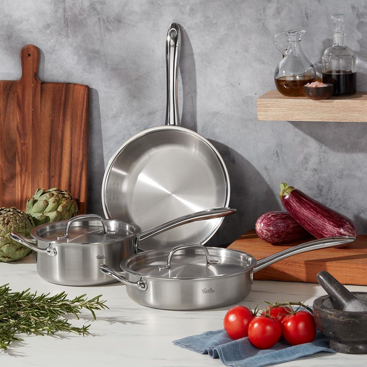 image:imageFissler M5 ProPly 5ply Stainless Steel 5 Piece Cookware Set5 Piece