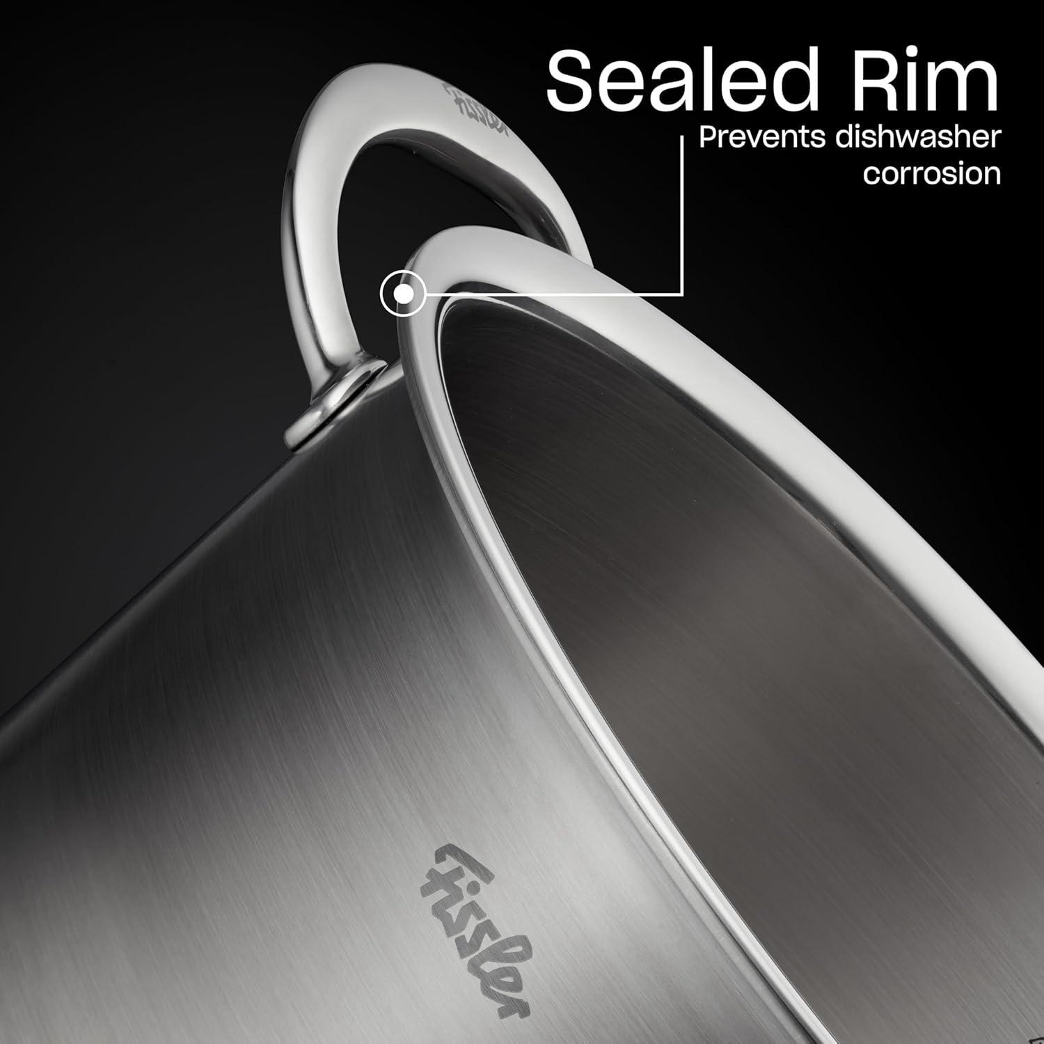 image:imageFissler M5 ProPly 5ply Stainless Steel 5 Piece Cookware Set7 Piece