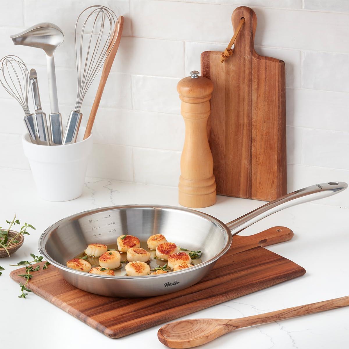 image:imageFissler M5 ProPly 5ply Stainless Steel Frying Pan 8 Inch102 Inch