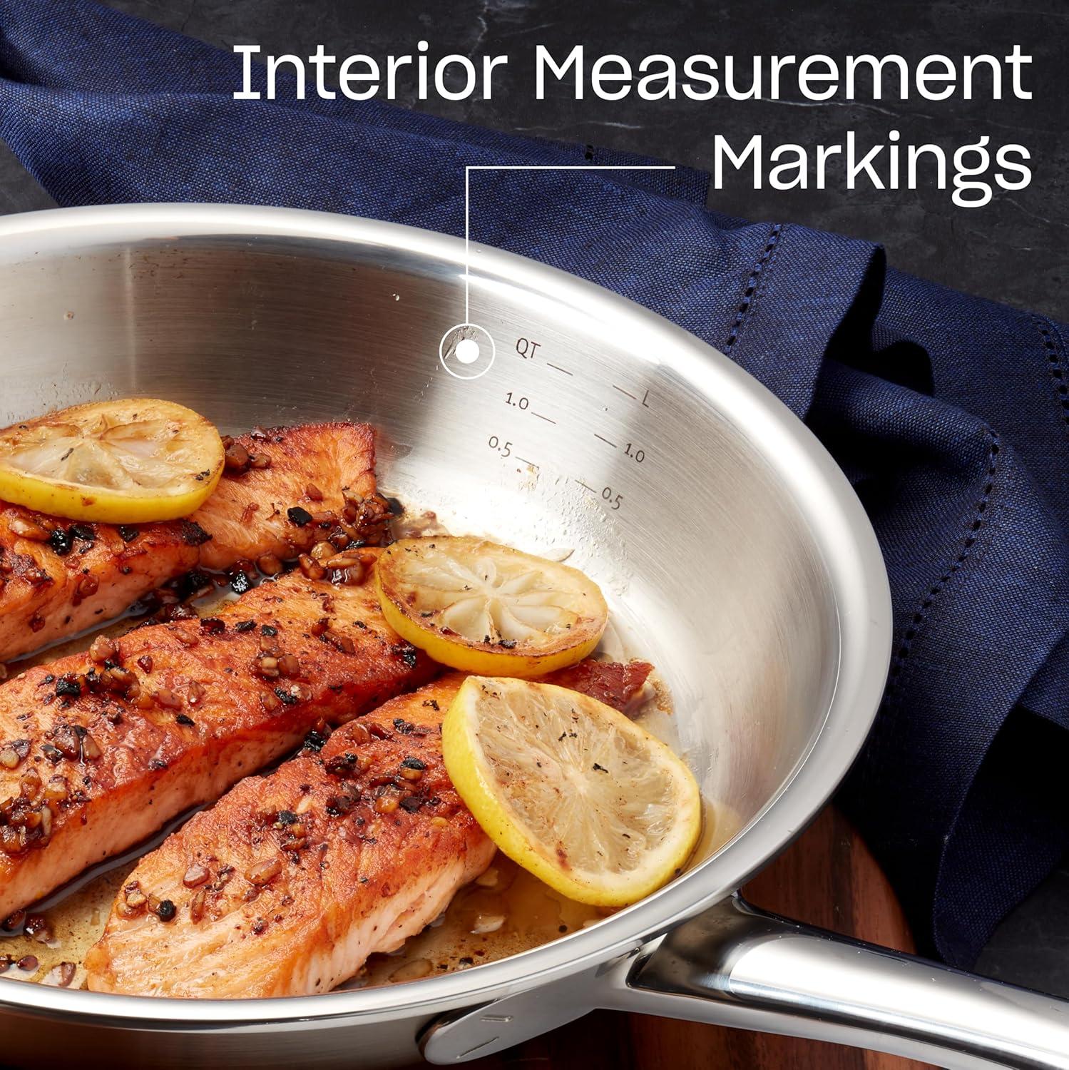 image:imageFissler M5 ProPly 5ply Stainless Steel Frying Pan 8 Inch102 Inch