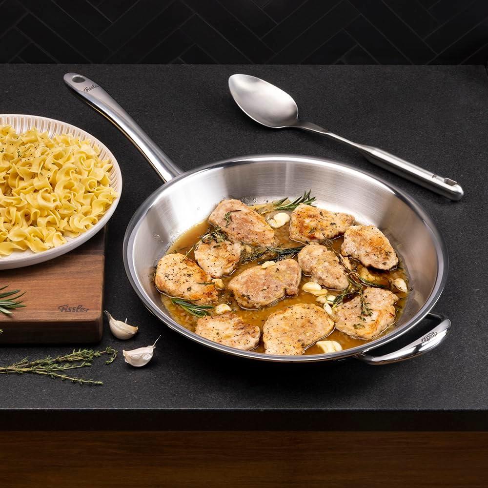 image:imageFissler M5 ProPly 5ply Stainless Steel Frying Pan 8 Inch126 Inch