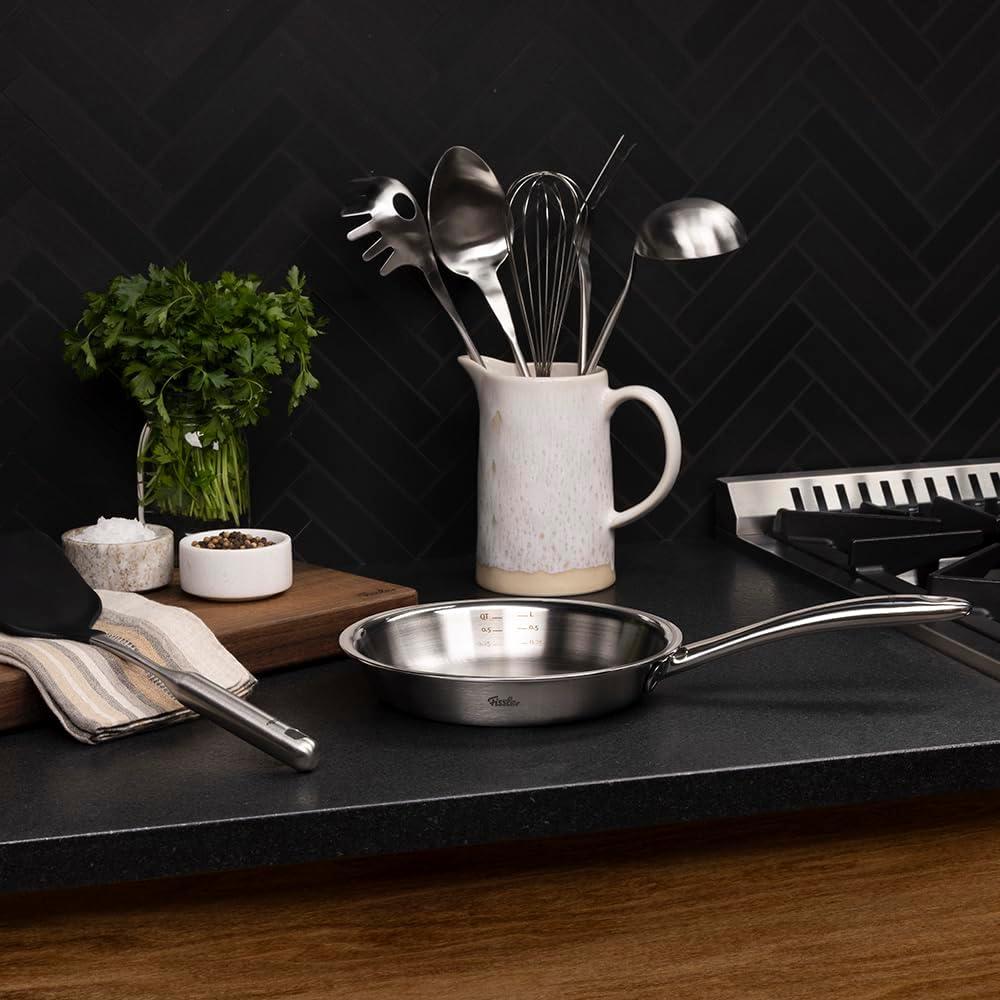 image:imageFissler M5 ProPly 5ply Stainless Steel Frying Pan 8 Inch8 Inch
