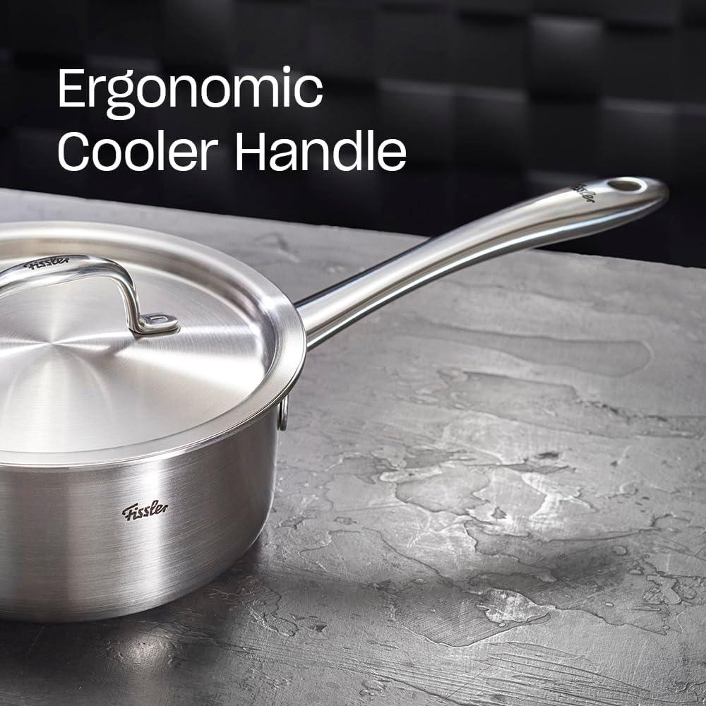 image:imageFissler M5 ProPly 5ply Stainless Steel Saucepan 15 Quart3 Quarts