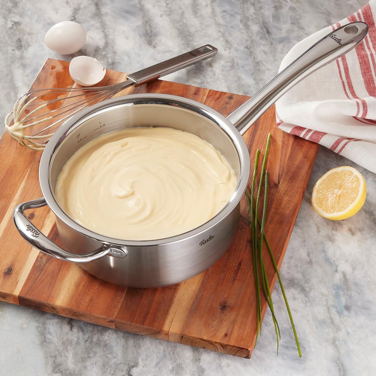 image:imageFissler M5 ProPly 5ply Stainless Steel Saucepan 15 Quart3 Quarts