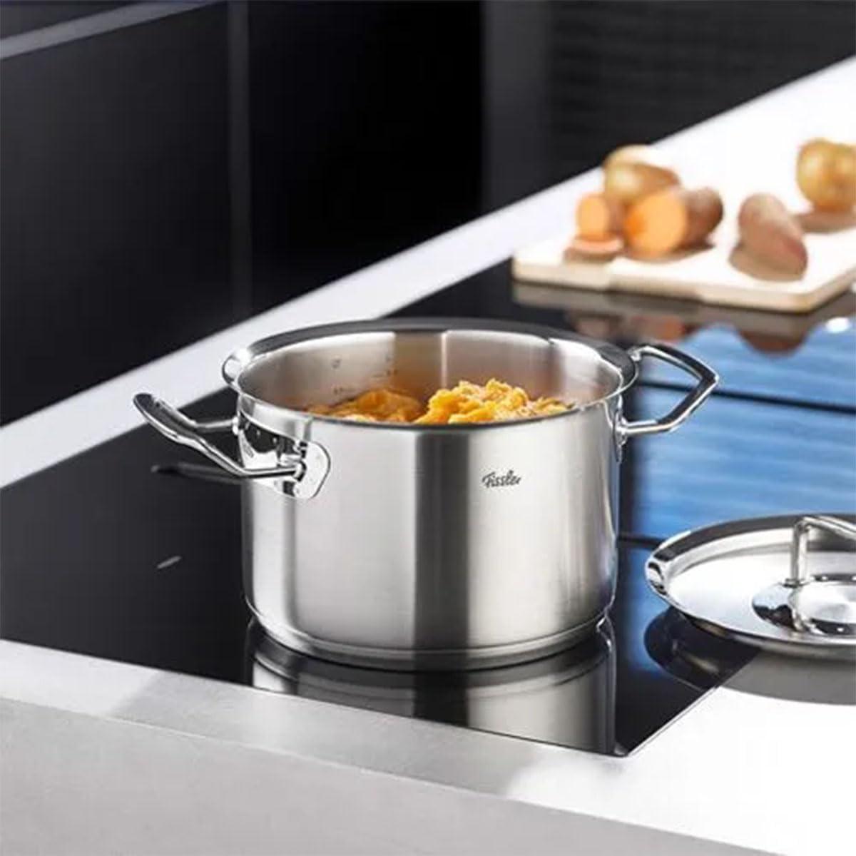 image:imageFissler OriginalProfi Collection Stainless Steel 7 Piece Set with Metal LidsSilver