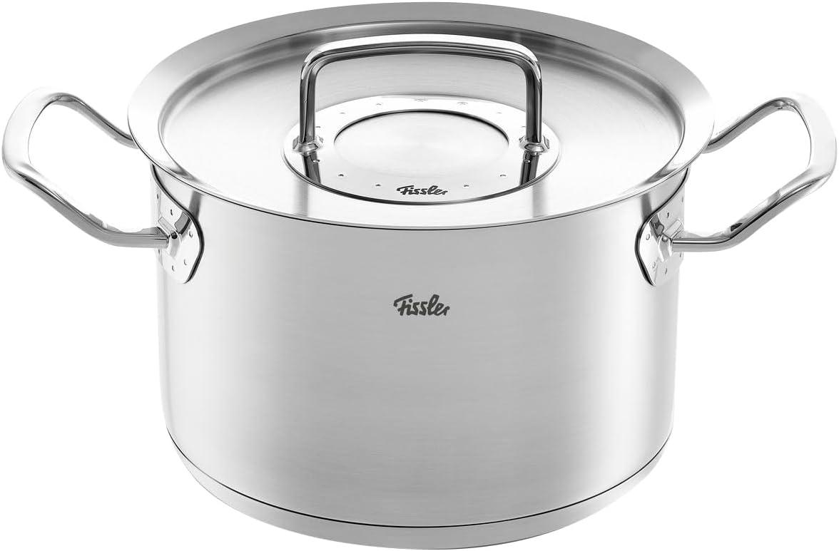 image:imageFissler OriginalProfi Collection Stainless Steel 7 Piece Set with Metal LidsSilver