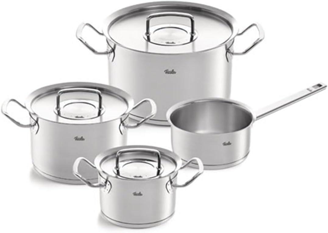 image:imageFissler OriginalProfi Collection Stainless Steel 7 Piece Set with Metal LidsSilver