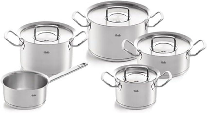 image:imageFissler OriginalProfi Collection Stainless Steel 7 Piece Set with Metal LidsSilver