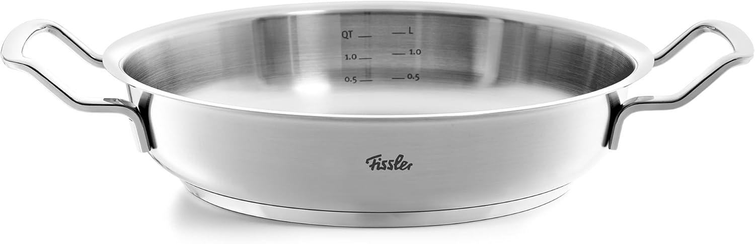 image:imageFissler OriginalProfi Collection Stainless Steel 95 Inch Serving Pan24cm