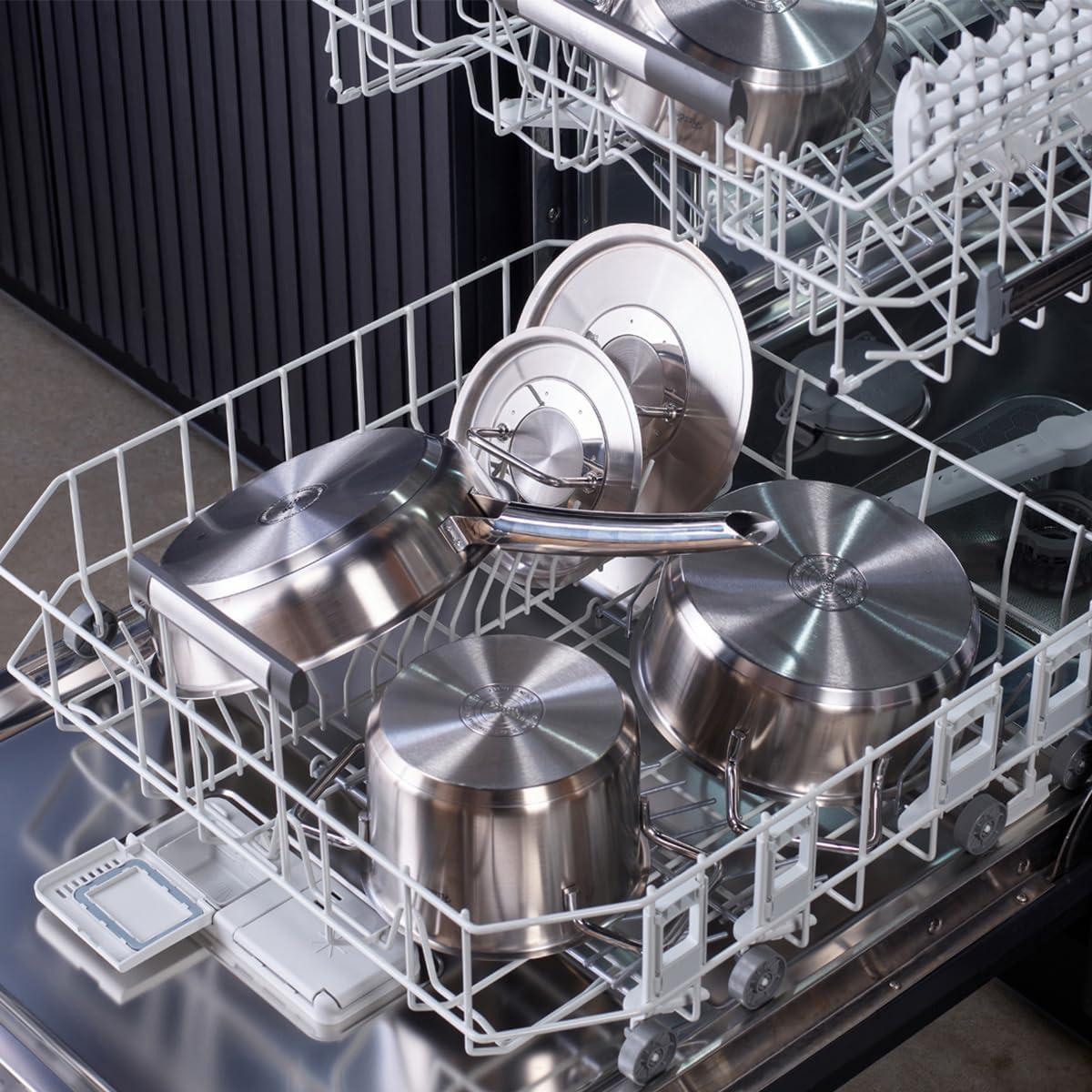 image:imageFissler Pure Collection ServingPan Frypan 95 Inch StainlessSteel Made in Germany Induction11