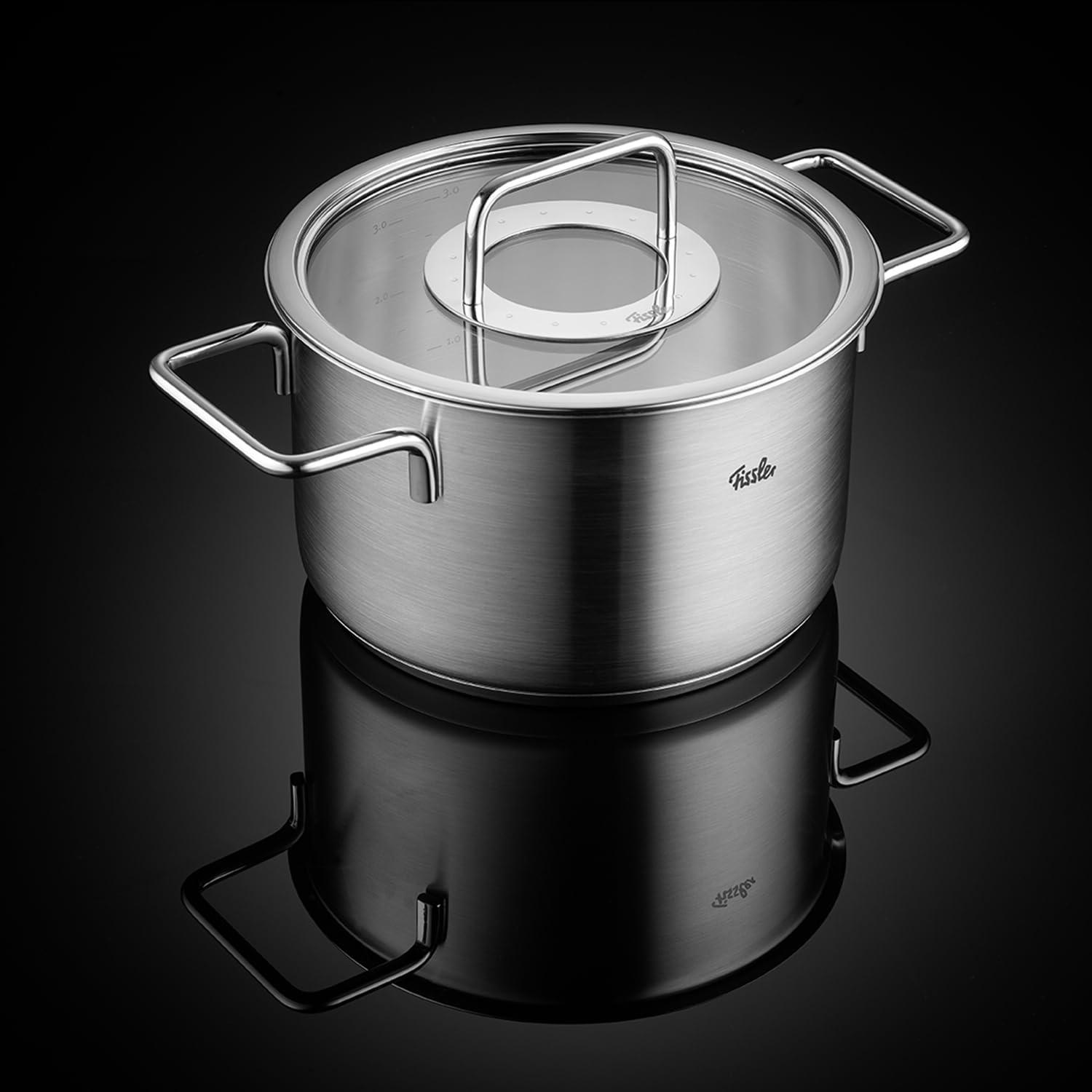 image:imageFissler Pure Collection Stainless Steel 42 Quart Stock Pot with Glass Lid32 Quarts