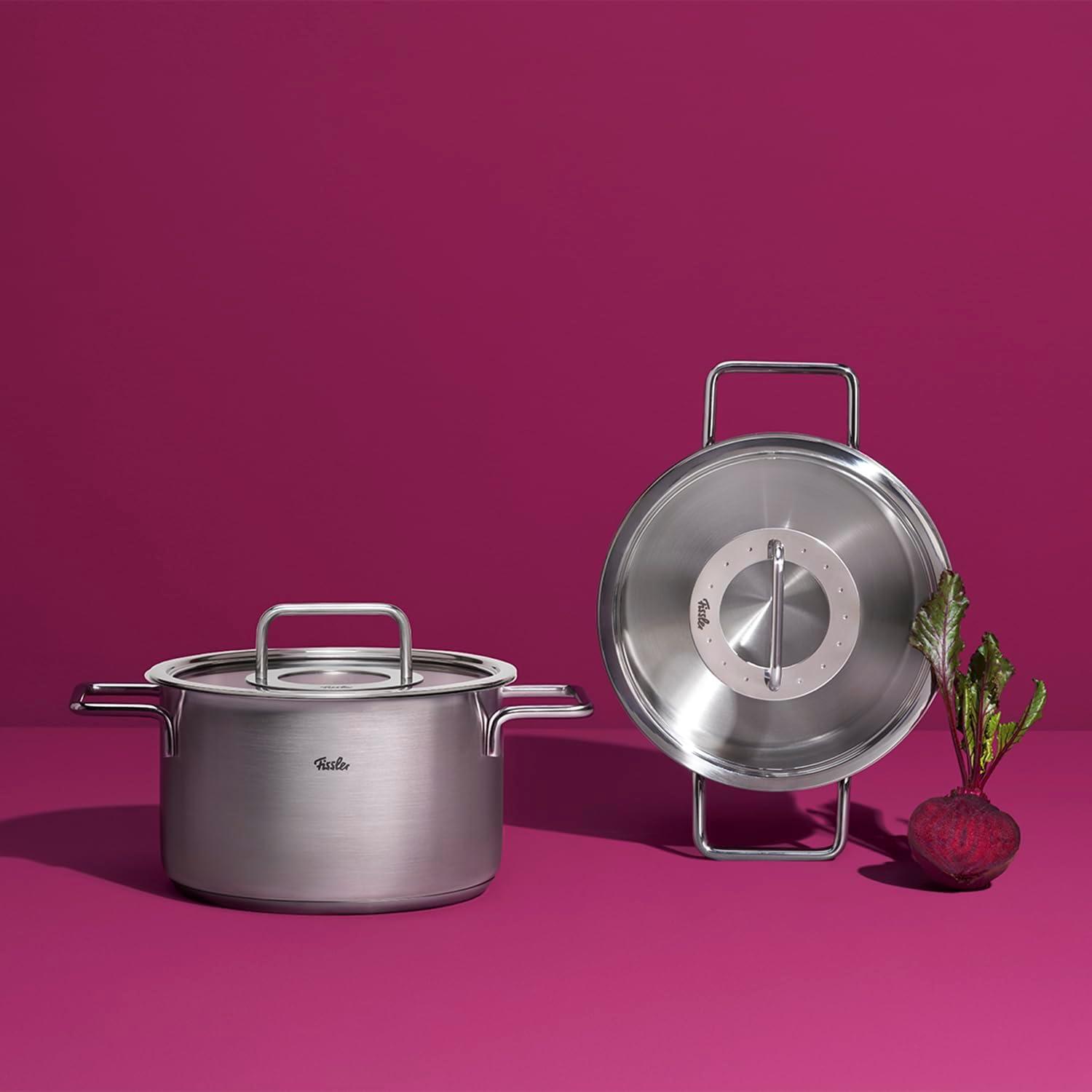 image:imageFissler Pure Collection Stainless Steel 42 Quart Stock Pot with Glass Lid32 Quarts