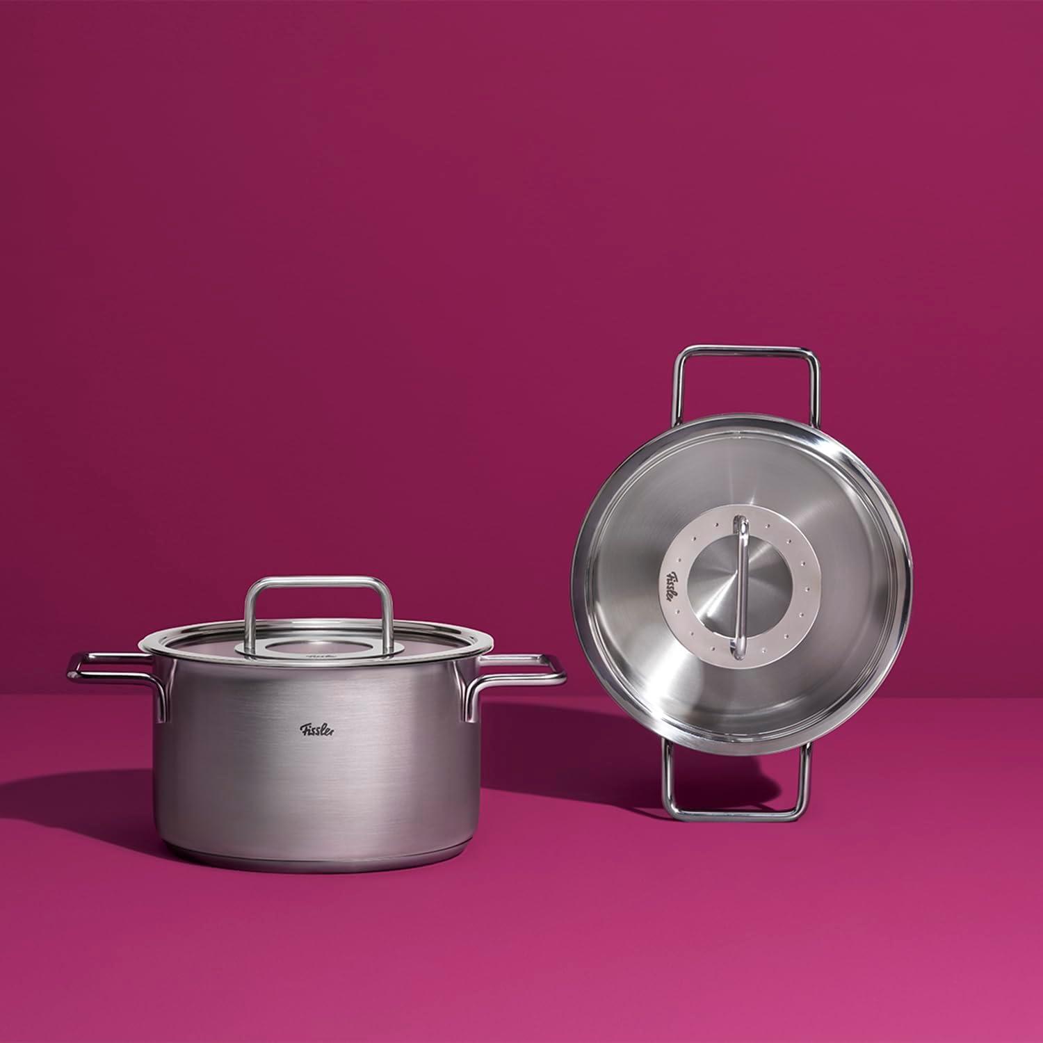 image:imageFissler Pure Collection Stainless Steel 42 Quart Stock Pot with Glass Lid67 Quarts