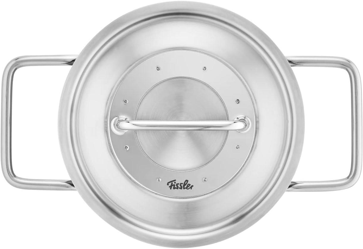 image:imageFissler Pure Collection Stainless Steel 67 Quart Stock Pot with Metal Lid2 Quarts