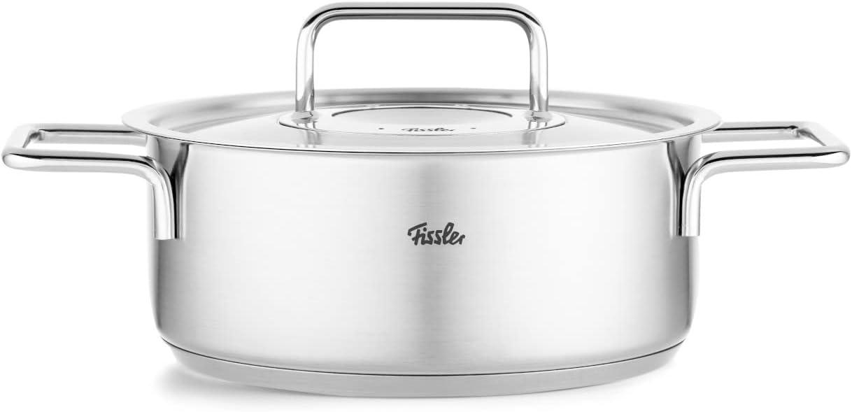 image:imageFissler Pure Collection Stainless Steel 67 Quart Stock Pot with Metal Lid29 Quarts
