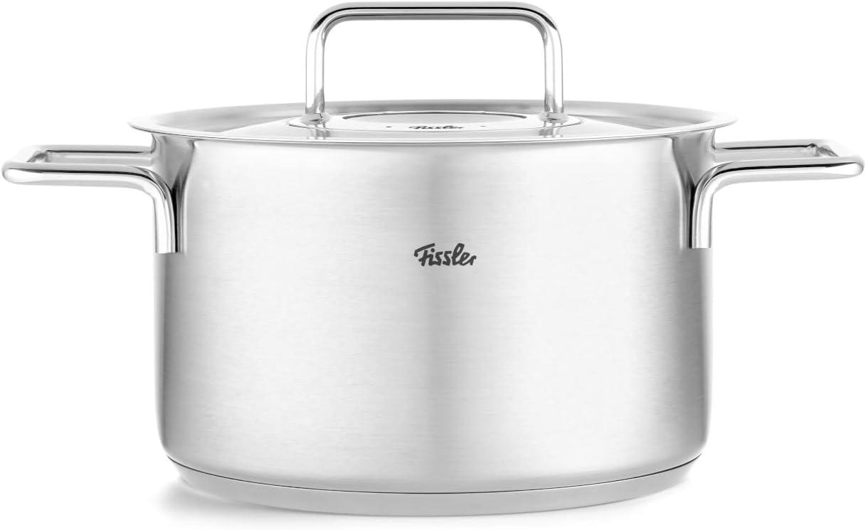 image:imageFissler Pure Collection Stainless Steel 67 Quart Stock Pot with Metal Lid42 Quarts