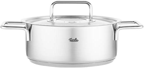 image:imageFissler Pure Collection Stainless Steel 67 Quart Stock Pot with Metal Lid43 Quarts
