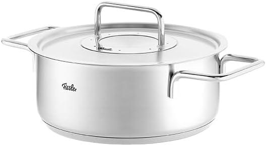 image:imageFissler Pure Collection Stainless Steel 67 Quart Stock Pot with Metal Lid43 Quarts