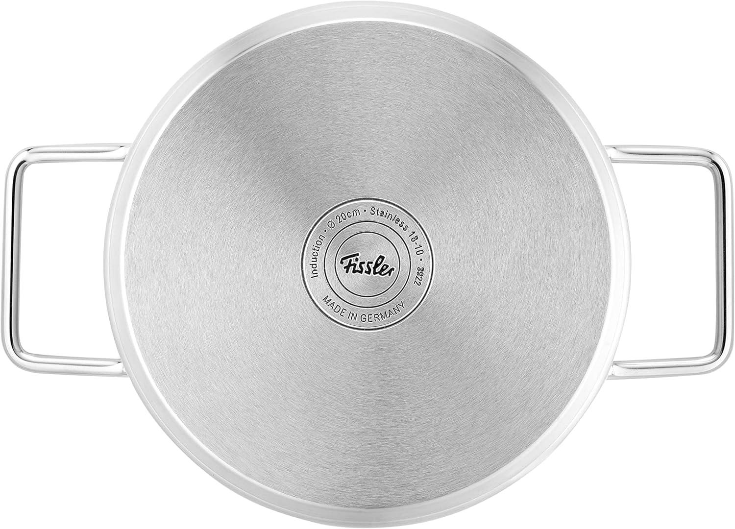 image:imageFissler Pure Collection Stainless Steel 67 Quart Stock Pot with Metal Lid67 Quarts