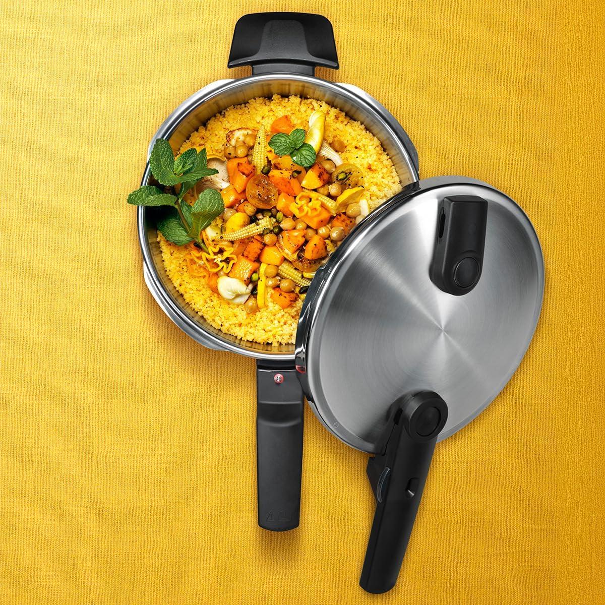 image:imageFissler Vitaquick Premium 3 Piece Set 37 Quart and 63 Quart Pressure Cooker with Glass Lid85 Quarts