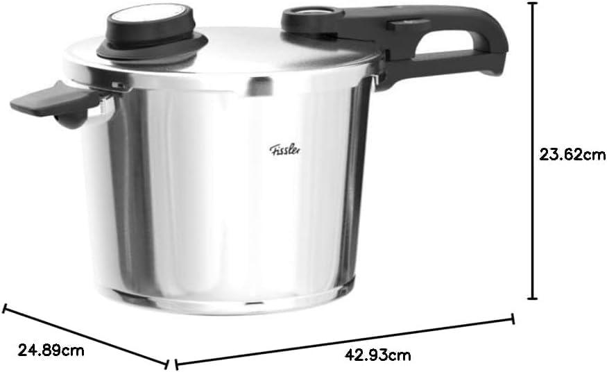 image:imageFissler Vitavit Premium Pressure Cooker Set 37 Quart and 63 Quart with Glass Lid
