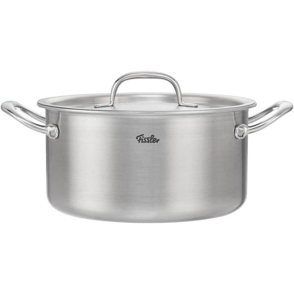 image:imageFissler M5 ProPly 5ply Stainless Steel Stockpot 6 Quart with Metal Lid