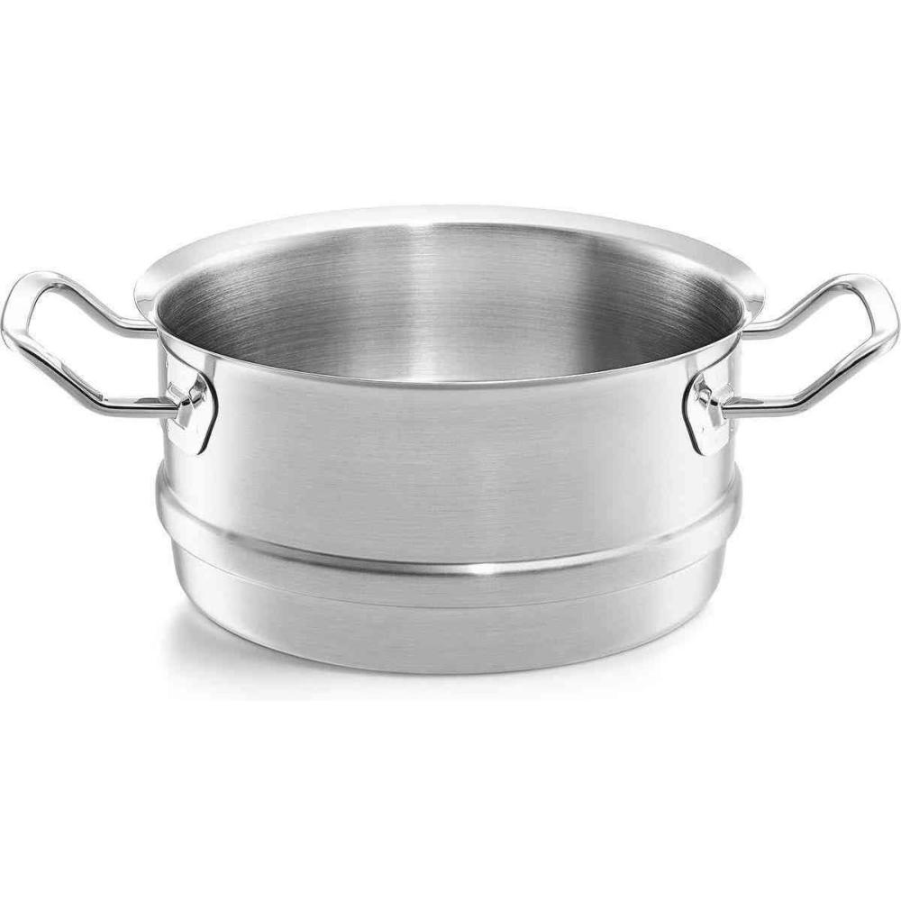 image:imageFissler OriginalProfi Collection Stainless Steel 63 Quart Multipot with Steamer Insert and Metal Lid42 Quarts