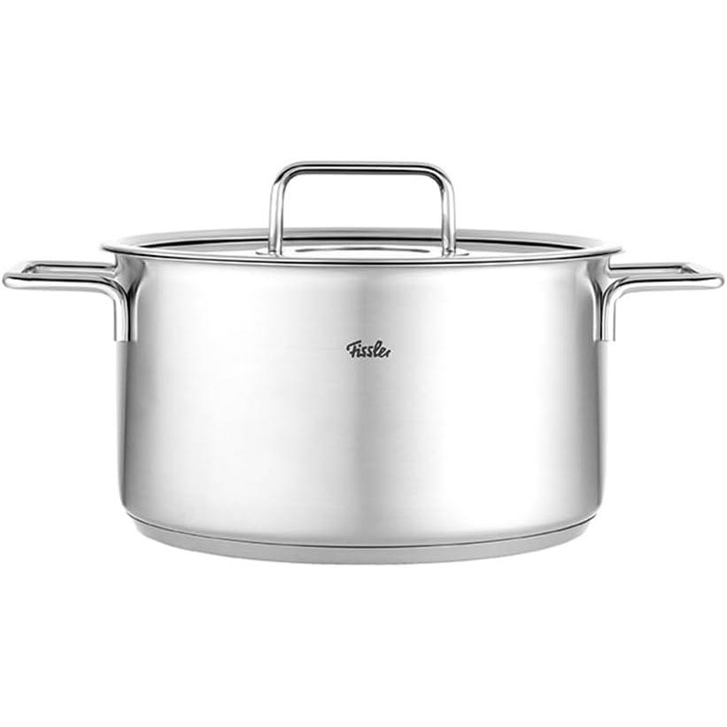 image:imageFissler Pure Collection Stainless Steel 42 Quart Stock Pot with Glass Lid67 Quarts