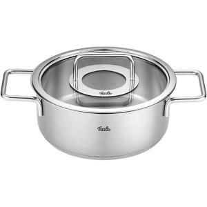 image:imageFissler Pure Collection Stainless Steel 41 Quart Rondeau with Glass Lid43 Quarts