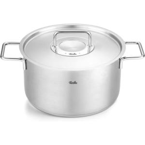 image:imageFissler Pure Collection Stainless Steel 67 Quart Stock Pot with Metal Lid71 Quarts