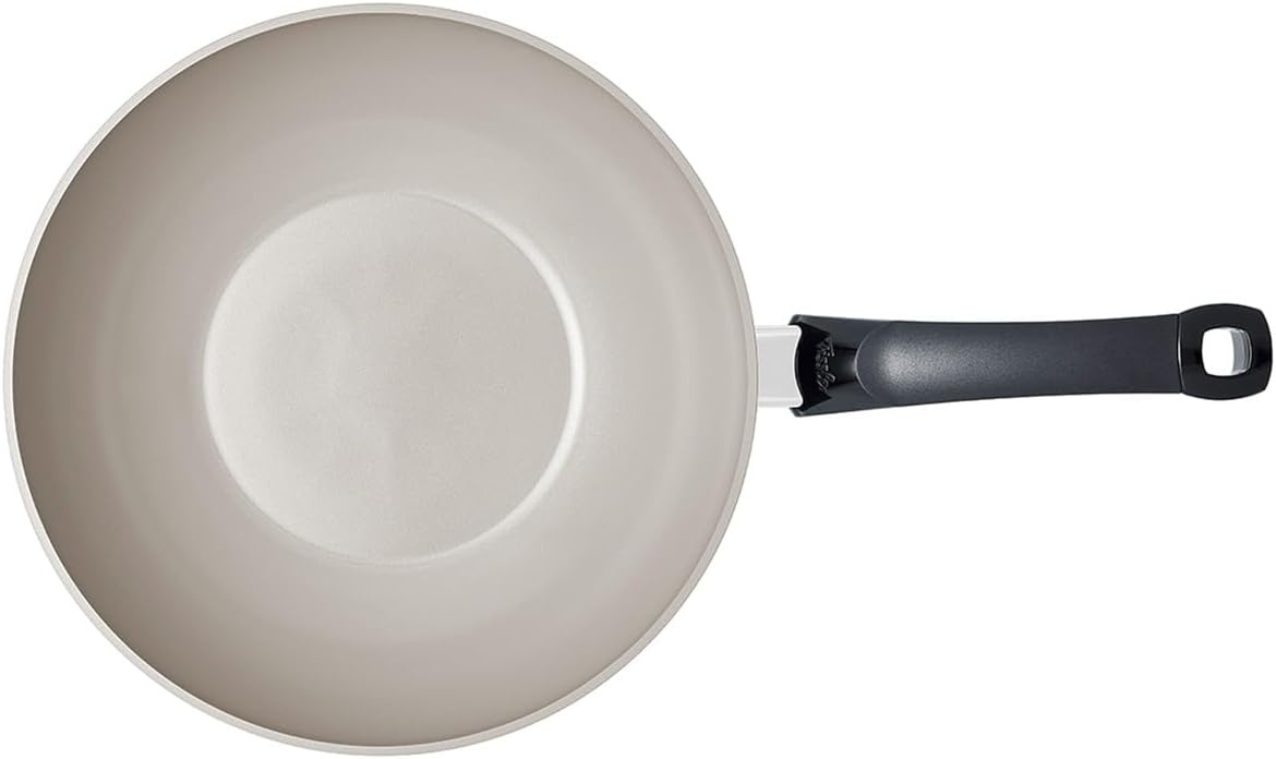 image:imageFissler Ceratal Comfort Ceramic 11 Inch NonStick Wok Warm Grey Made without PFAS11 Inch