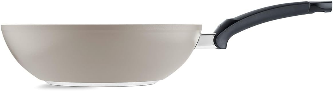 image:imageFissler Ceratal Comfort Ceramic 11 Inch NonStick Wok Warm Grey Made without PFAS11 Inch
