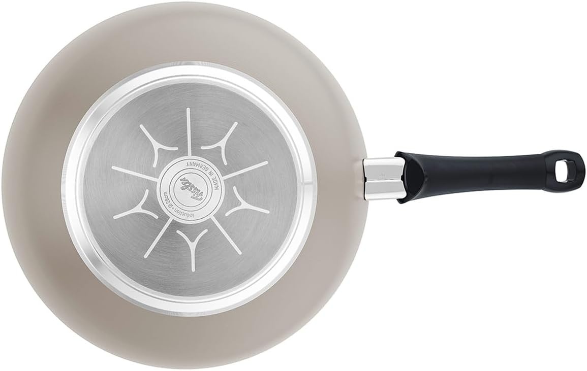 image:imageFissler Ceratal Comfort Ceramic 11 Inch NonStick Wok Warm Grey Made without PFAS11 Inch