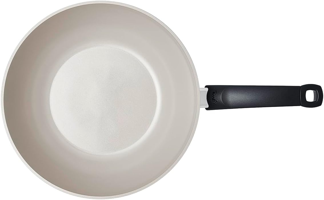 image:imageFissler Ceratal Comfort Ceramic 11 Inch NonStick Wok Warm Grey Made without PFAS12 Inch