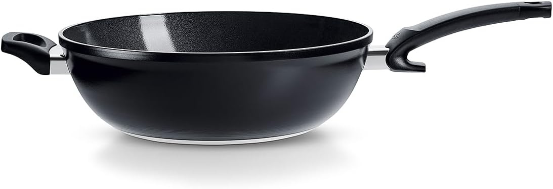image:imageFissler Ceratal Comfort Ceramic 126 Inch NonStick Wok Orbit Black Made without PFAS