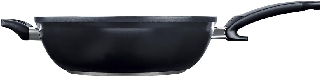image:imageFissler Ceratal Comfort Ceramic 126 Inch NonStick Wok Orbit Black Made without PFAS
