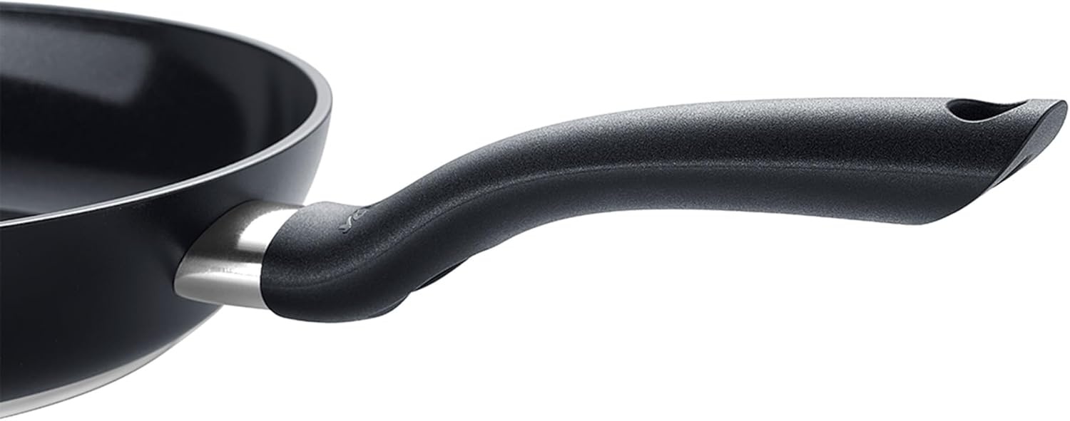 image:imageFissler Essential 95 Inch Ceramic Nonstick Frying Pan Orbit Black Easy Release Made Without Added PFASPTFE Induction Compatible Made in Germany08 20cm