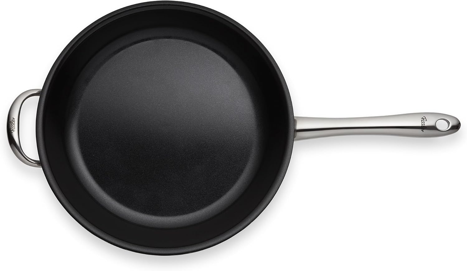 image:imageFissler M5 ProPly 5Ply Stainless Steel Ceramic NonStick Frying Pan 126 Inch Made Without Added PFASPTFE Made in Germany Induction Compatible