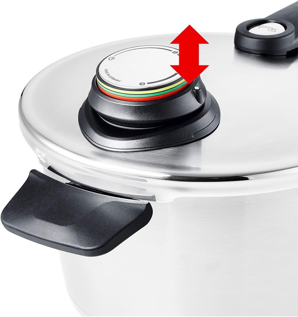 image:imageFissler Vitavit Premium Pressure Cooker with Steamer Insert 85 QuartStainless Steel