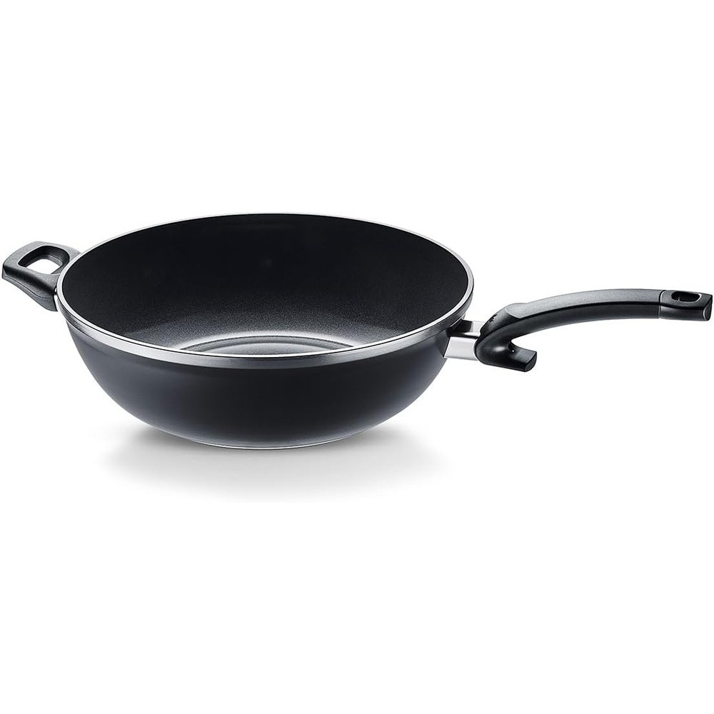 image:imageFissler Ceratal Comfort Ceramic 126 Inch NonStick Wok Orbit Black Made without PFAS