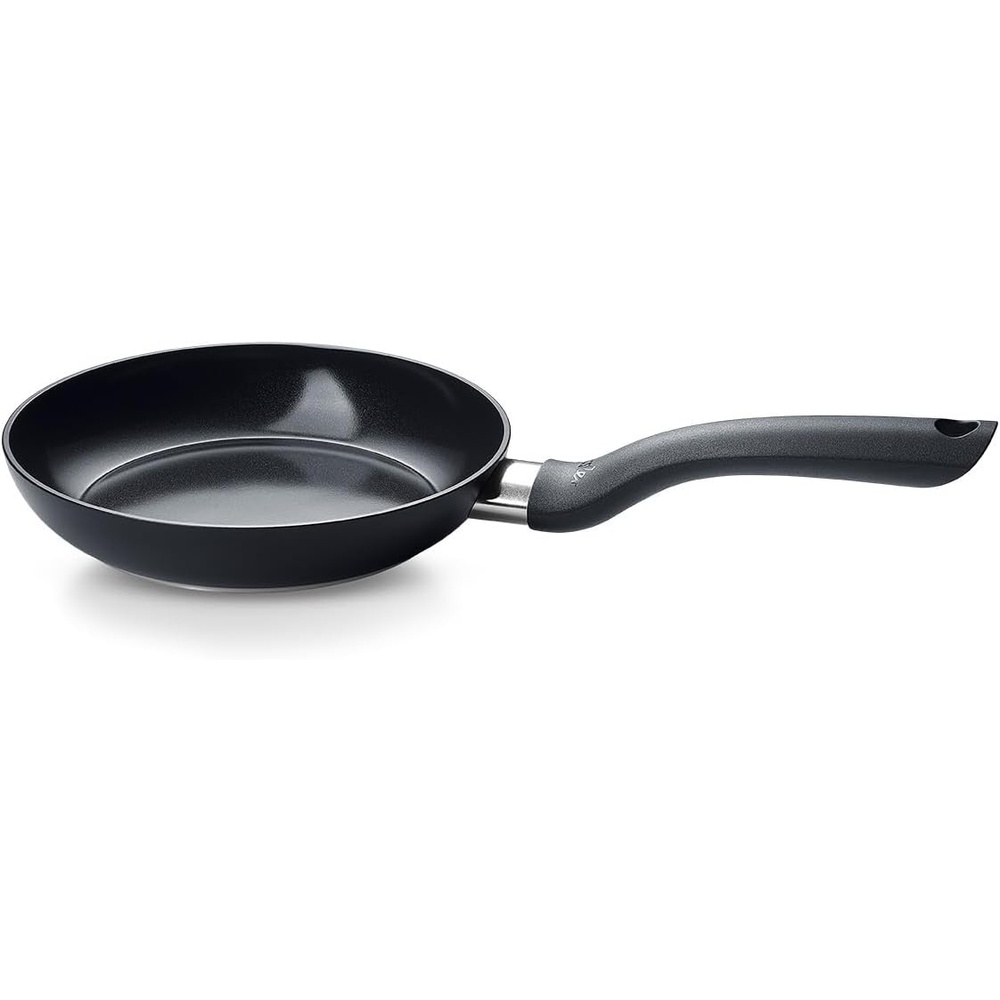 image:imageFissler Essential 95 Inch Ceramic Nonstick Frying Pan Orbit Black Easy Release Made Without Added PFASPTFE Induction Compatible Made in Germany08 20cm