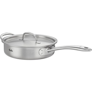 image:imageFissler M5 ProPly 5ply Stainless Steel Saut Pan 3 Quart with Metal Lid3 Quart